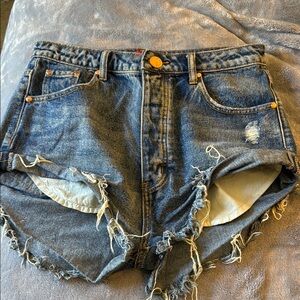 Vici Denim Distressed Women's Shorts